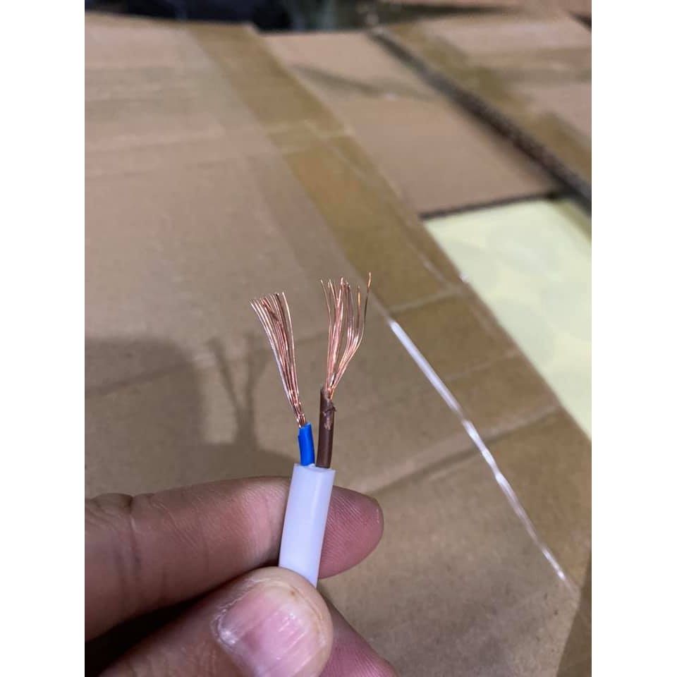 Dây nguồn PC 1M 2 chân lõi đồng nguyên chất -  lõi hợp kim dùng cho máy tính,máy in, nồi cơm điện... Máy Tính TT