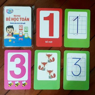 Thẻ bé học toán