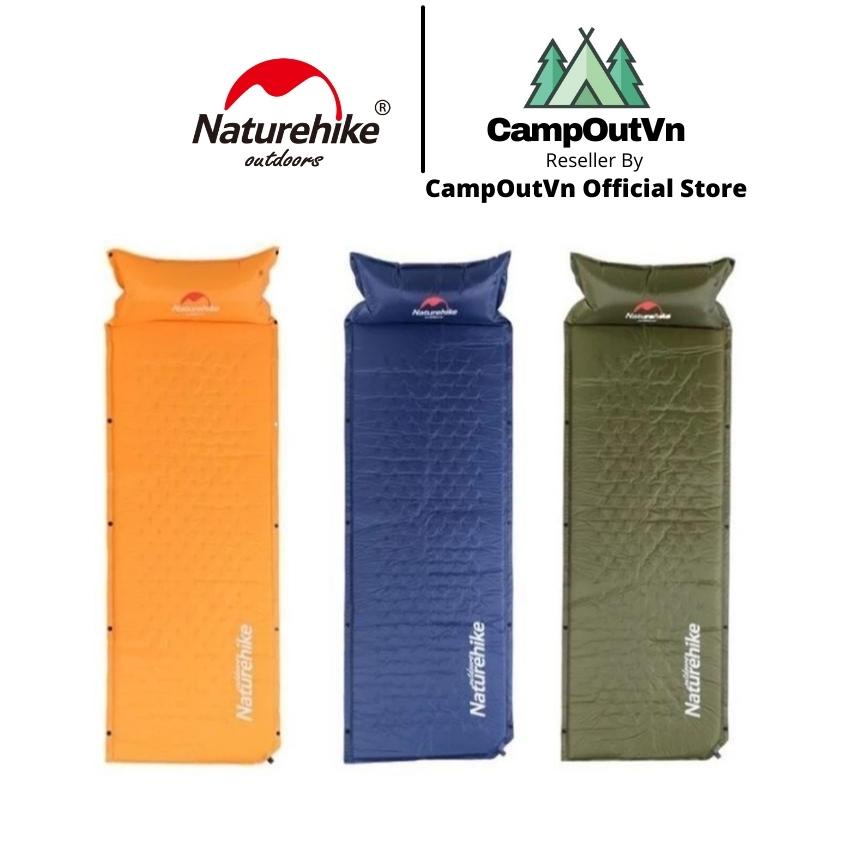 Nệm hơi tự bơm, đệm dã ngoại cắm trại NATUREHIKE NH15Q002-D Campoutvn A398