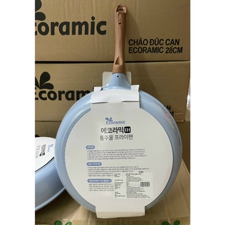 Chảo đúc ECORAMIC đáy từ chống dính cao cấp, Size 28cm