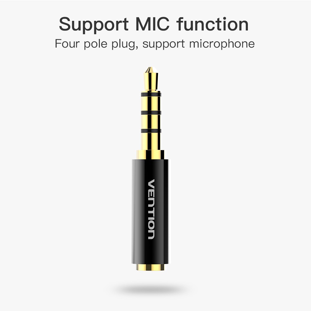 Đầu cắm VENTION chuyển đổi giắc 3.5mm sang lỗ cắm 2.5mm