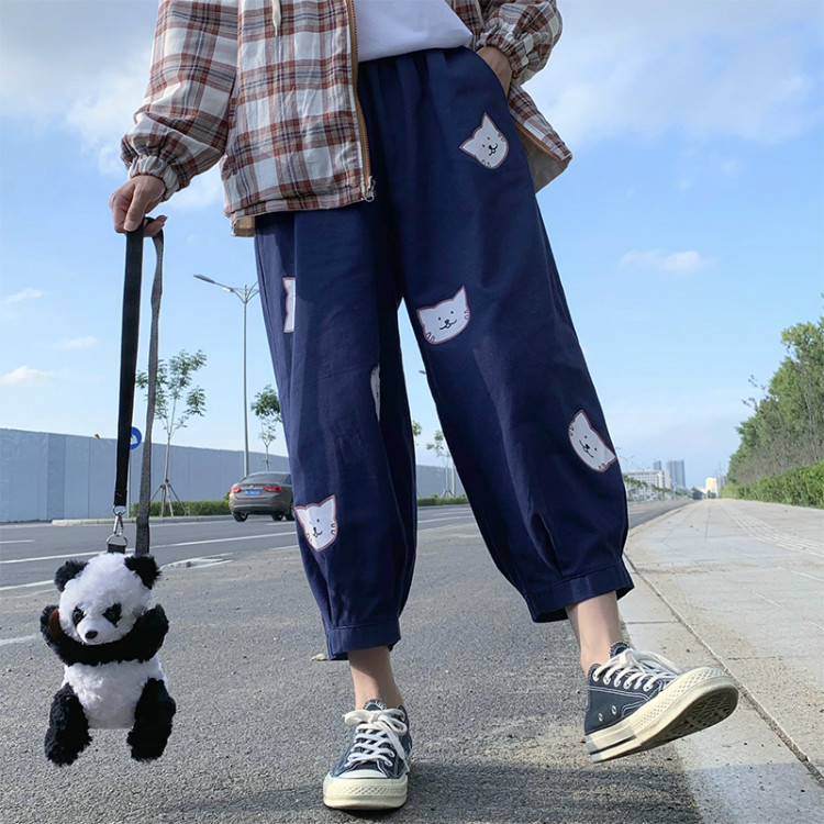 Quần Dài Dáng Rộng In Hoạt Hình Dễ Thương Thời Trang Cho Nữ | BigBuy360 - bigbuy360.vn