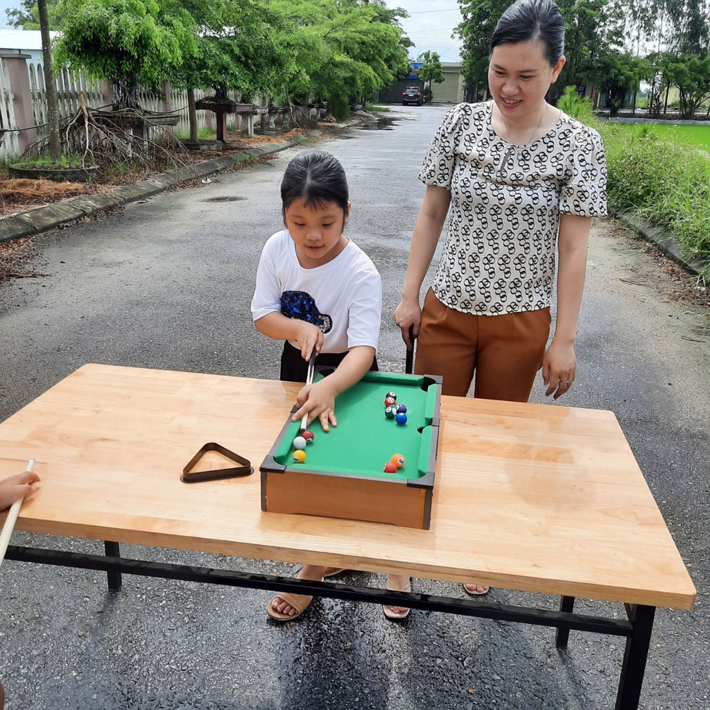 Bàn Bida Bi a Pool mini Cho Trẻ em và người lớn Giúp trẻ tránh xa điện thoại Đủ size