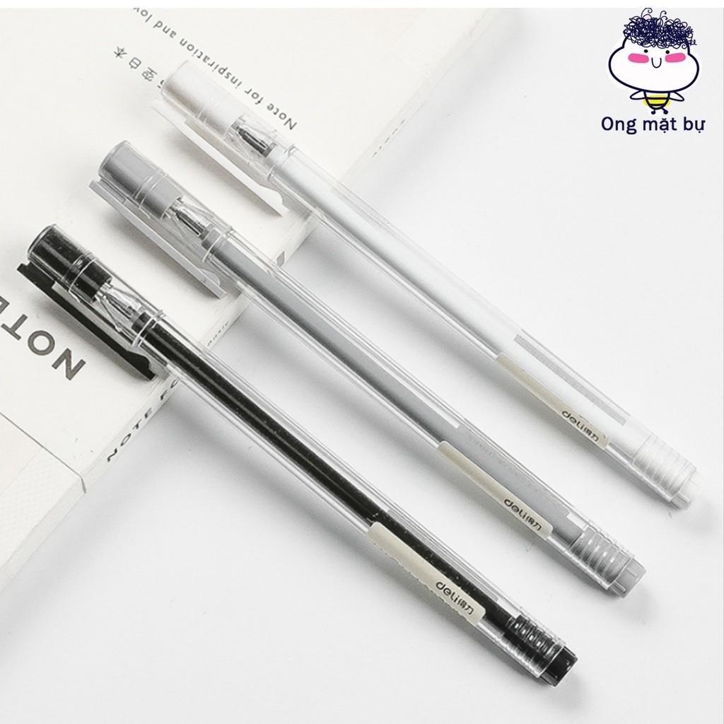 Bút bi Deli ngòi 0.38mm - Ong Mặt Bự