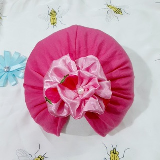Turban hoa voan cho bé