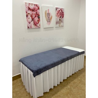 khăn trải giường spa 90.190cm microfiber siêu mềm