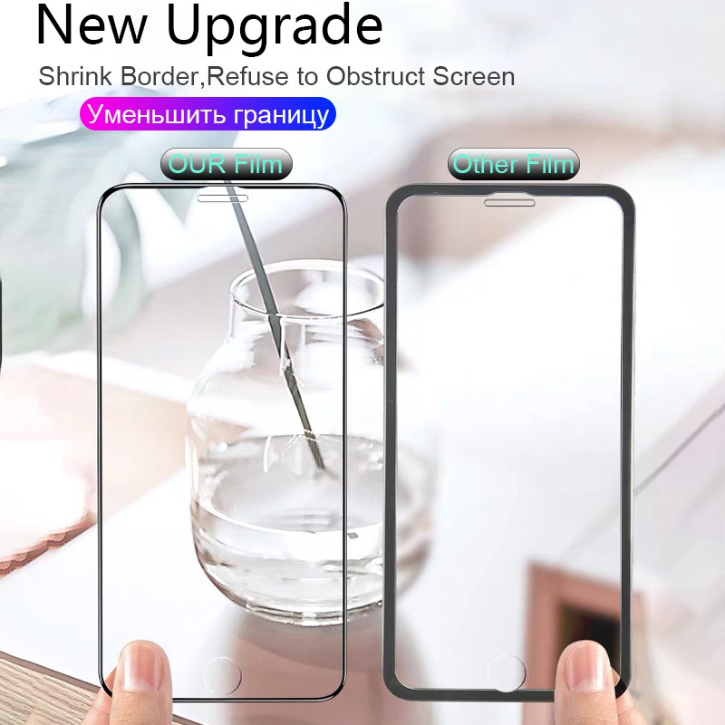 Ốp Điện Thoại Kính Cường Lực Cho iPhone 6 6S 7 8 SE X XS XR 11 12 Mini Pro Max Plus Samsung A10S M10S M10 A80 A90 A71 A80S A81 A20 A 0