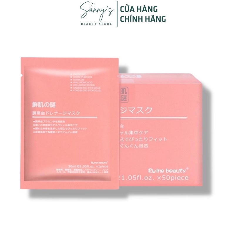 Mặt Nạ Nhau Thai Cuống Rốn Tế Bào Gốc Nhật Bản🌺 Mua 10 tặng 1 ☘️ Bản Anh quốc tế 🌺 Cam kết chính hãng ❤️ 40ml