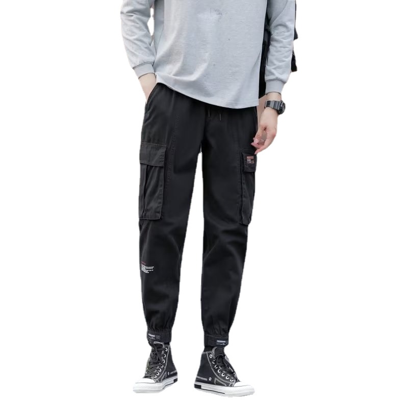 Quần Dài Leo Núi Dáng Rộng Có Túi Lớn Chống Mài Mòn Thời Trang Hàn Quốc Cho Nam