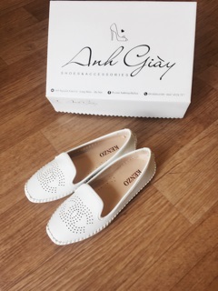 Giày slip on da lì mềm (ảnh thật, có video)