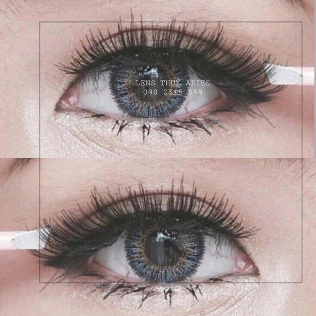 Contact lens cao cấp model GLamour gray