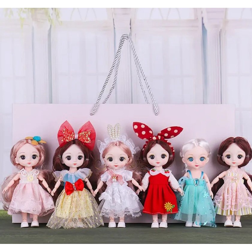Búp bê công chúa Búp bê 16cm đồ chơi dễ thương