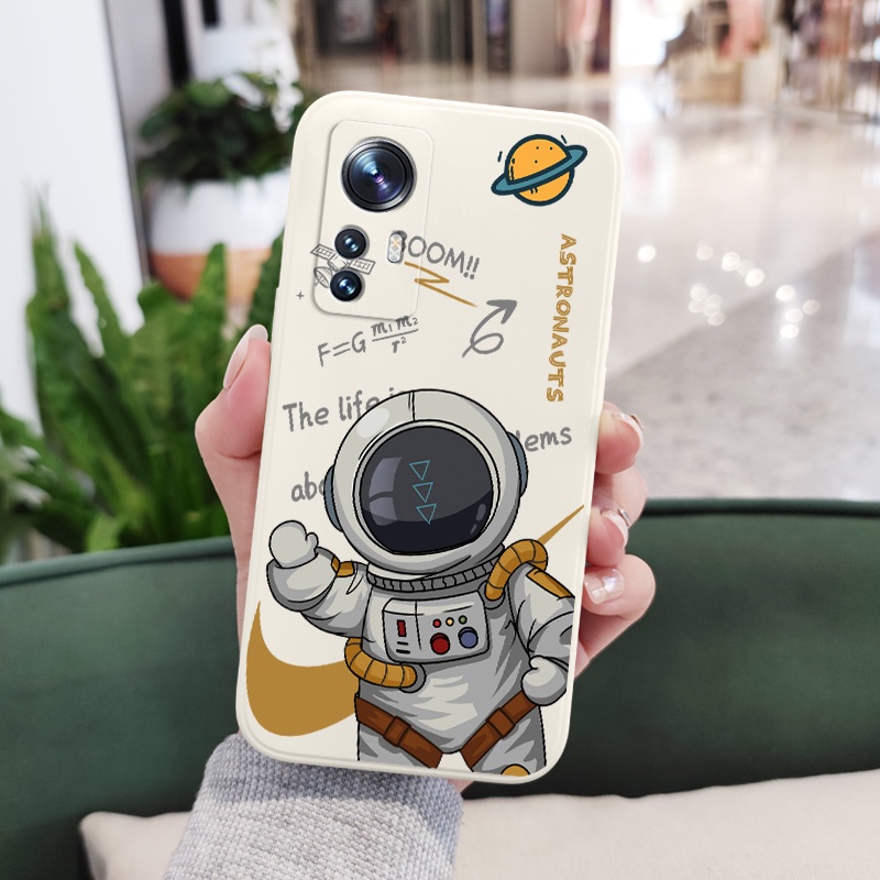 Ốp Điện Thoại Họa Tiết Phi Hành Gia Thông Minh Sáng Tạo Cho Xiaomi Mi 12 12S 12X 11 Pro Lite Ultra 11Lite