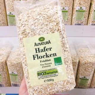 1KG Yến mạch Haferflocken cán dẹt