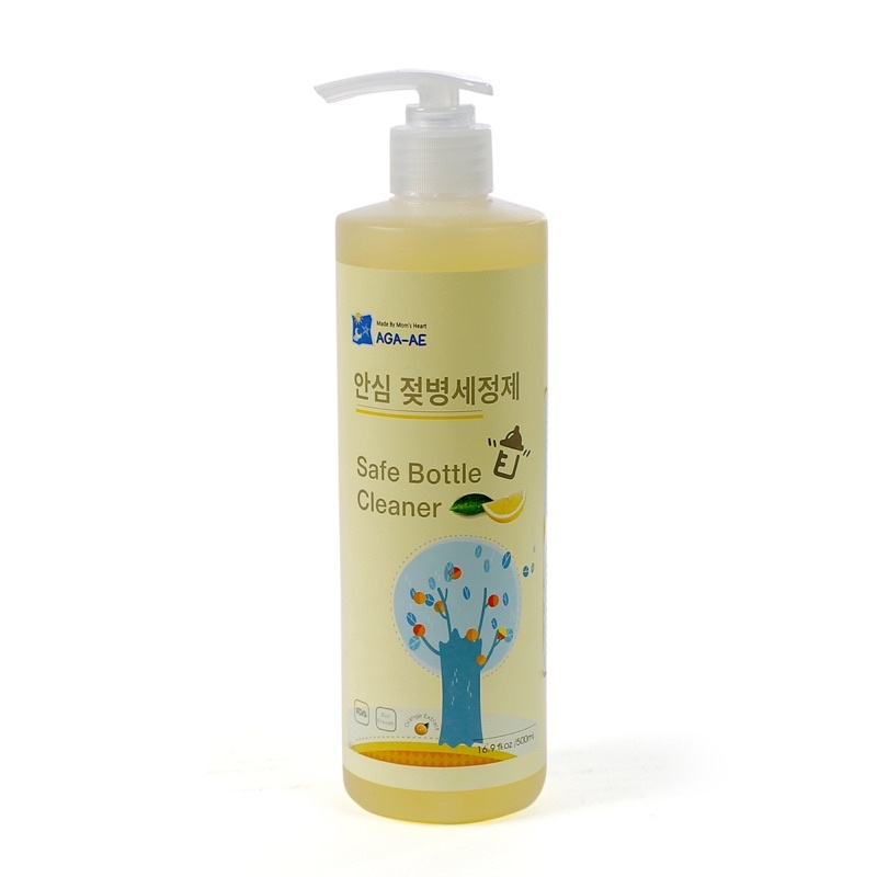 Nước Rửa Bình Sữa AGA-AE Hương Cam - 500ml