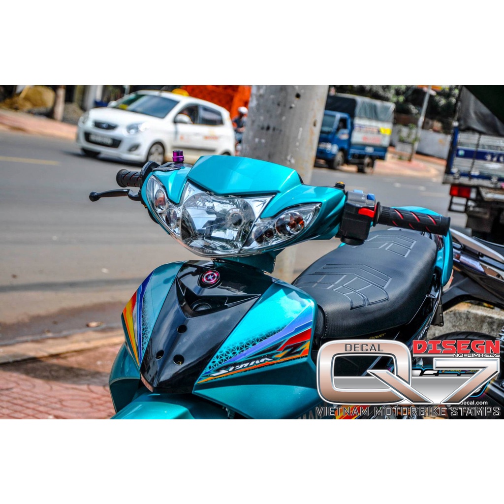 Tem Rời Sirius 110 Xanh Đen