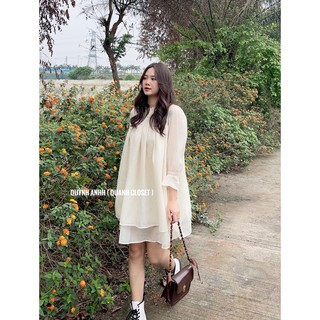 Váy voan tơ 2 tầng - Quanh Closet