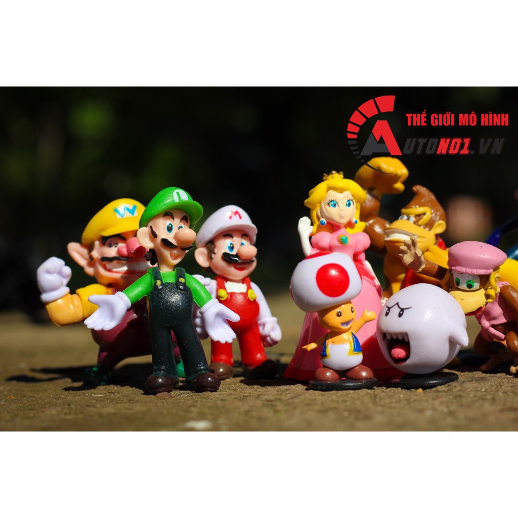 MÔ HÌNH NHÂN VẬT SUPER MARIO SET 10 CON 7CM 6911