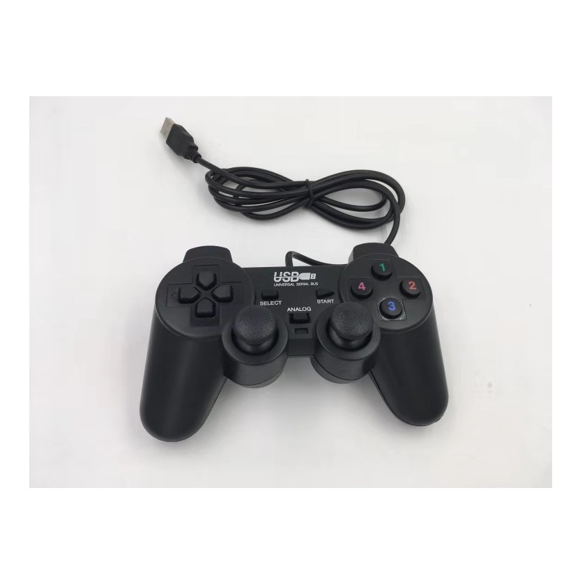 Tay cầm chơi game cổng USB có rung, tương thích PC và các máy game cầm tay giá tốt