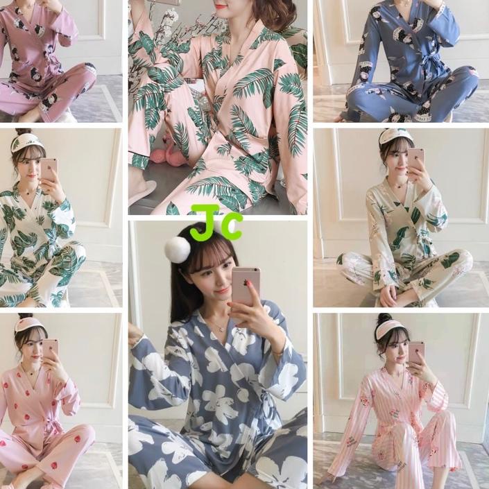 Bộ Đồ Ngủ Kimono Nhập Khẩu PP Nhập Khẩu Cho Nữ | BigBuy360 - bigbuy360.vn