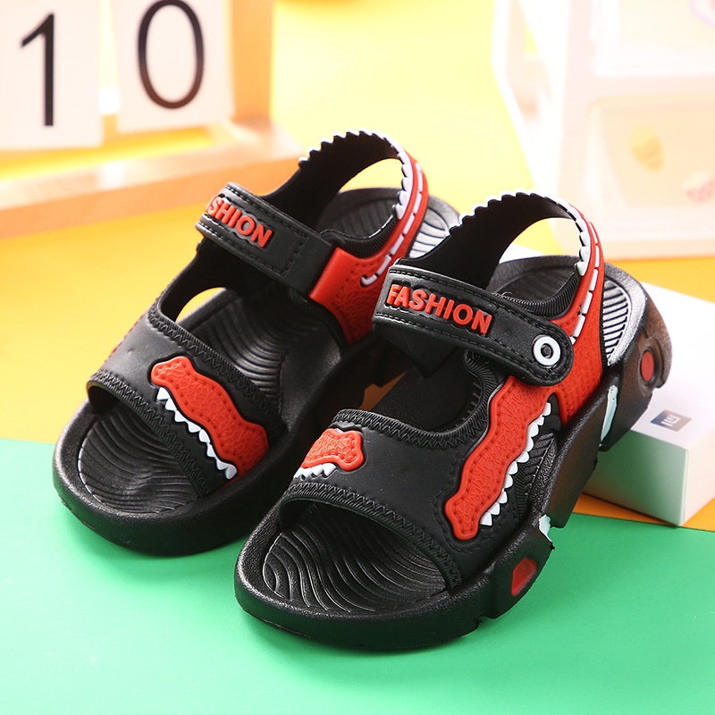 Xăng đan Đế Mềm Chống Trượt Thoáng Khí Thời Trang Mùa Hè Cho Bé Trai