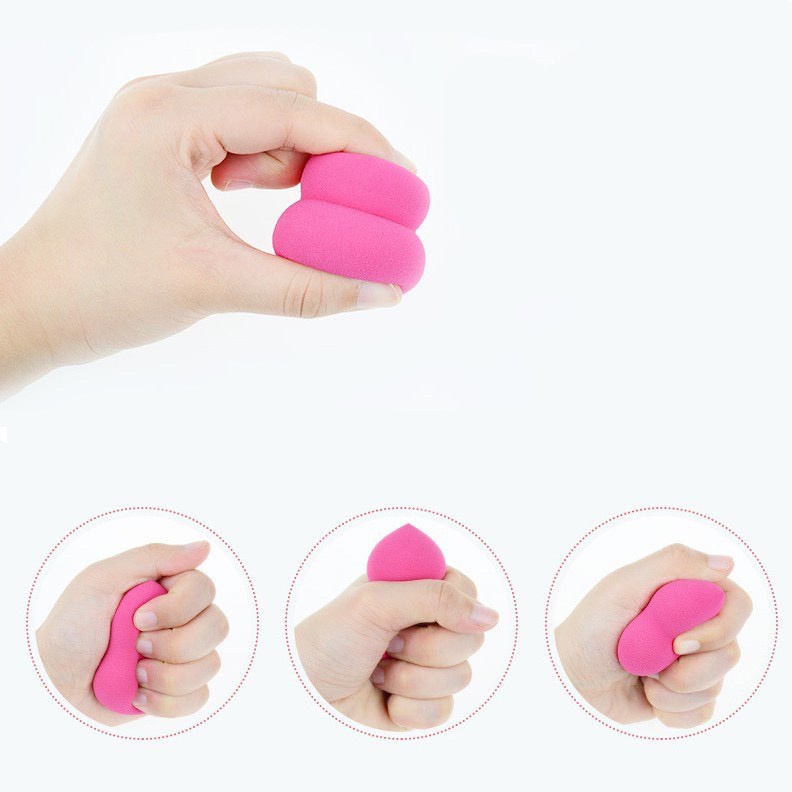 Mút tán kem nền MAKE UP PUFF/ Bông phấn trang điểm nhúng nước