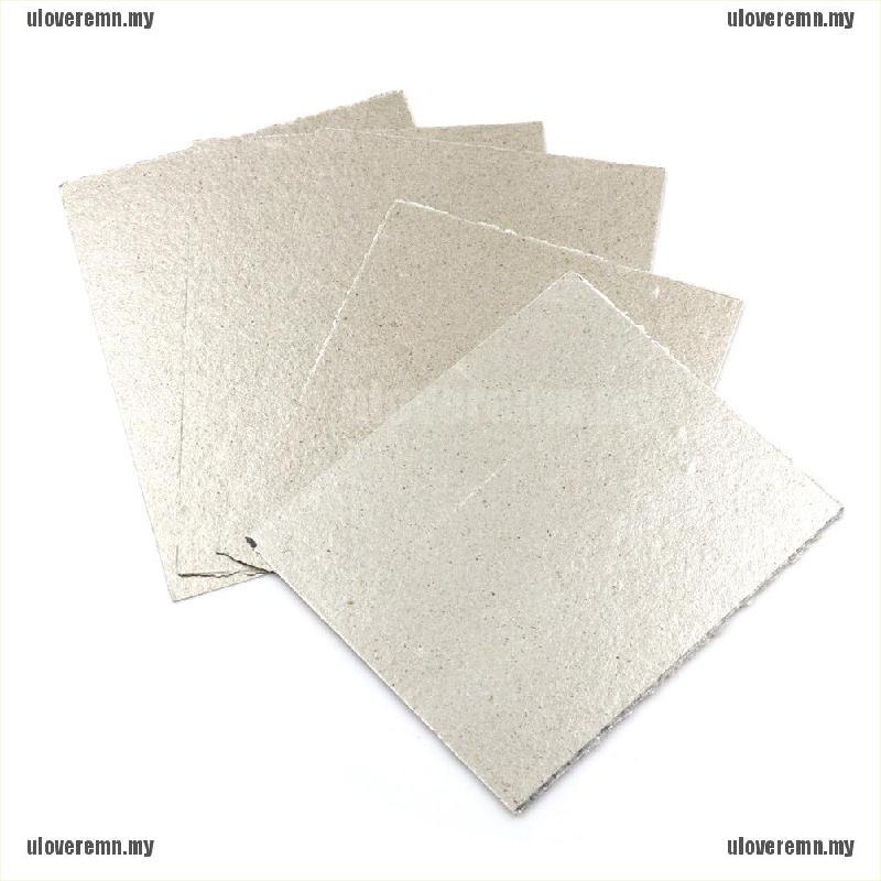Set 5 Tấm Đĩa Mica 120x140mm Dùng Để Sửa Chữa Lò Vi Sóng