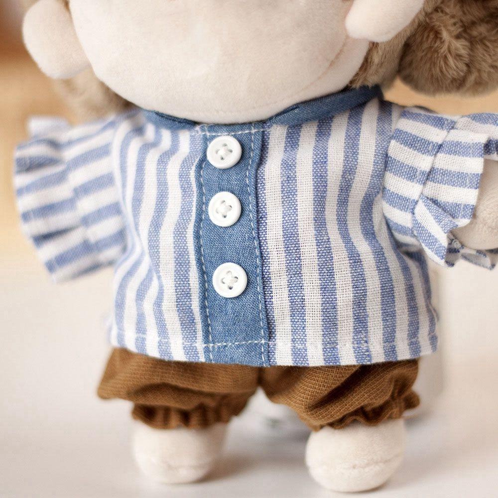 Bộ Phụ Kiện Quần Áo 20cm 4 Kiểu Bằng Vải Cotton Dành Cho Búp Bê