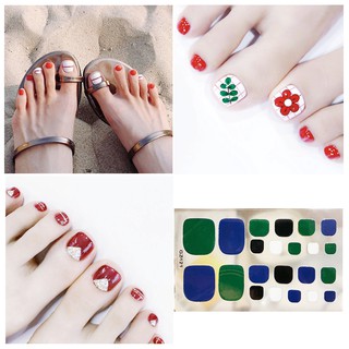 Miếng dán móng chân - Nail Wraps (22 miếng dán khô)