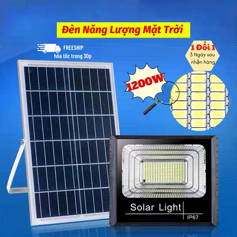 Đèn Năng Lượng Mặt Trời Đèn IP67 Siêu Tiết Kiệm Điện Năng Titan.st