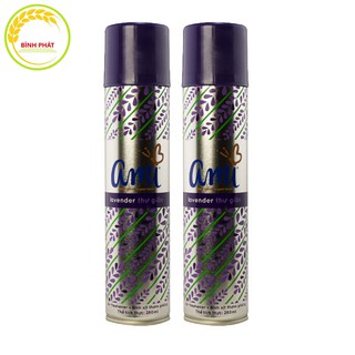 Combo 2 Chai Xịt Phòng Ami Hương Lavender 280ml