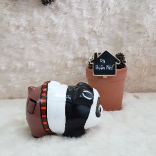 Heo đất handmade -  Panda