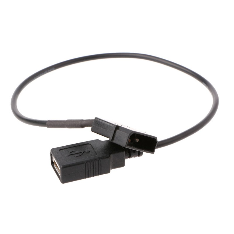 Dây cáp nối nguồn trong PC 5V 2 chân IDE Molex 30cm tới USB loại A 2.0