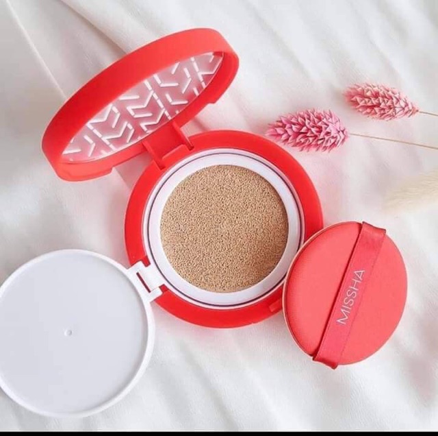 Phấn Nước Missha Màu Đỏ Velvet Finish Cushion SPF50+ PA+++ 15g