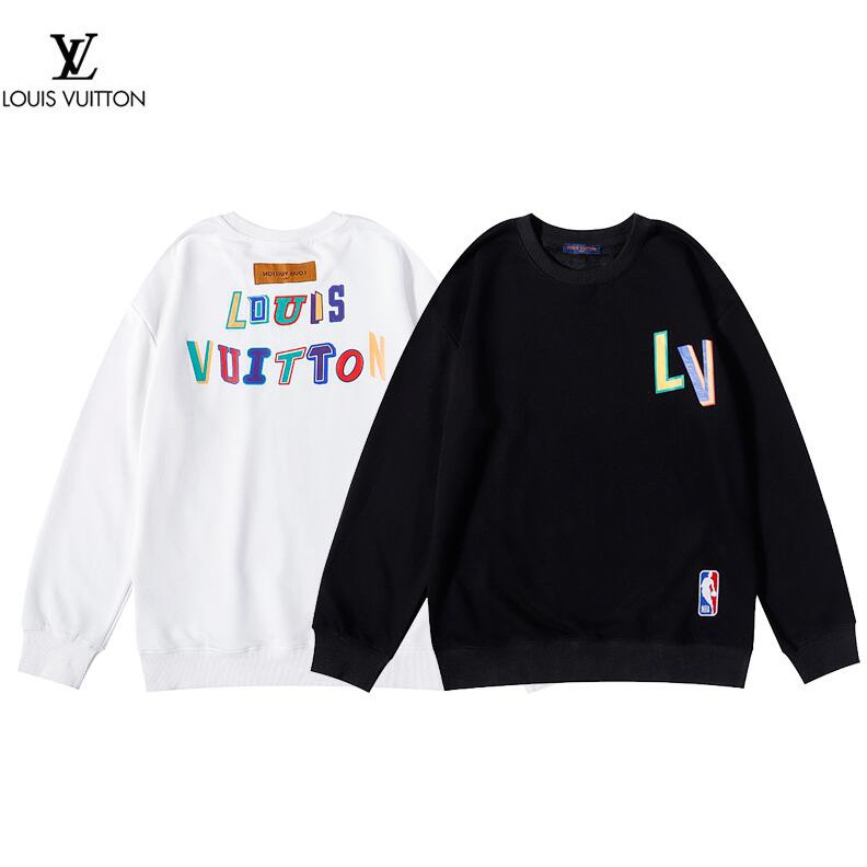 Lv Áo Sweater Cổ Tròn Chất Liệu Cotton In Hình Thời Trang Dành Cho Cả Nam Và Nữ