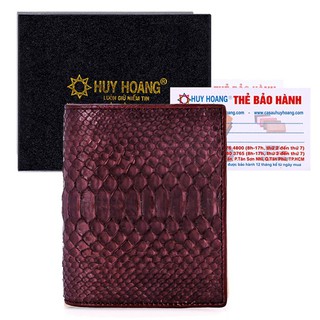 Ví nam da trăn kiểu đứng màu nâu XH2305