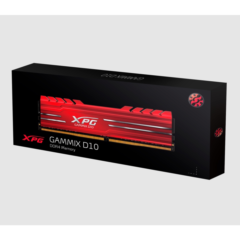 Ram máy tính bàn Adata DDR4 XPG Gammix D10 16GB và 8GB Bus 3200MHz - Chính hãng