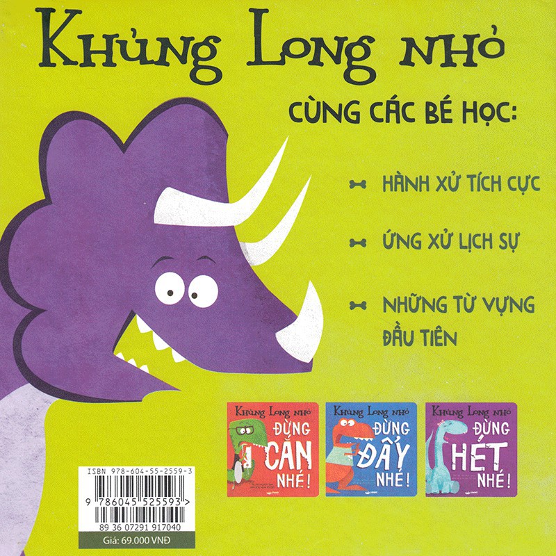 Sách Khủng Long Nhỏ Đừng Đánh Nhé