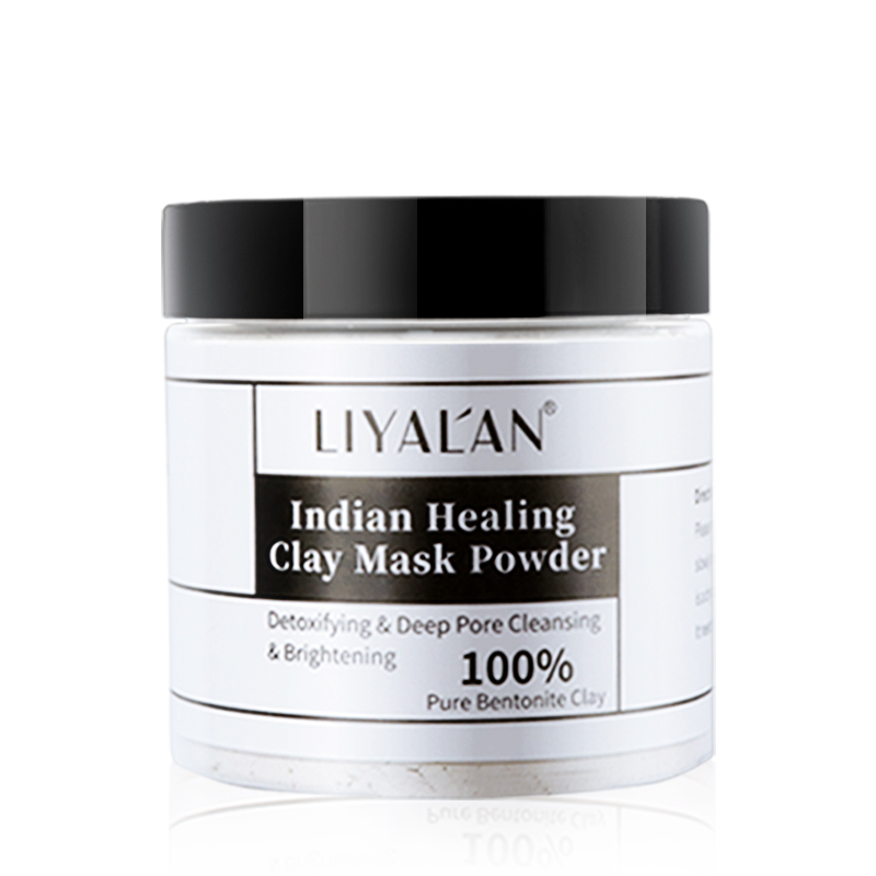 Mặt nạ đất sét LIYAL'AN Ấn Độ dưỡng ẩm dưỡng trắng thanh lọc da 160g
