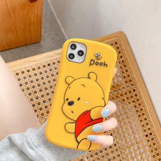 Ốp điện thoại cao su mềm hình gấu Pooh đáng yêu cho iPhone 11 PRO MAX X XS XR XS MAX 6 7 8 PLUS