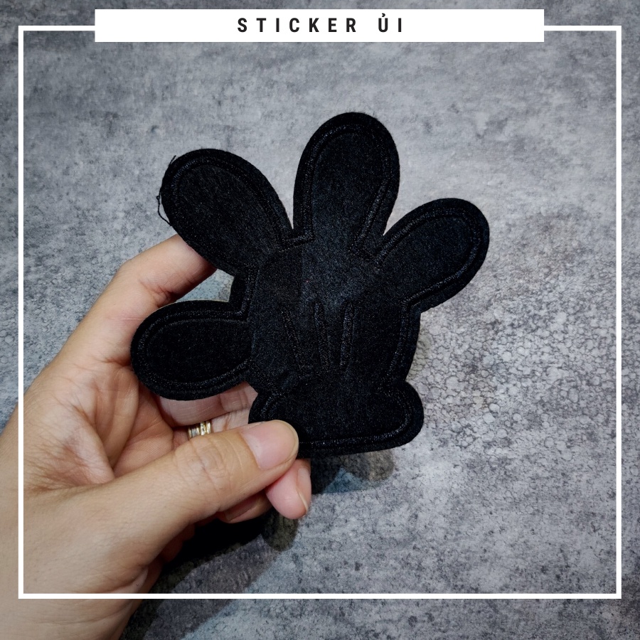 Sticker ủi áo Cao cấp - CÓ SẴN KEO ỦI - sticker vải dùng làm miếng vá áo, phụ kiện trang trí quần áo, balo, giày, nón