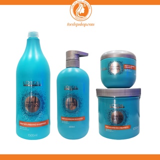 Bộ dầu gội hấp suôn mượt dành cho mọi loại tóc Loreal Hair Spa