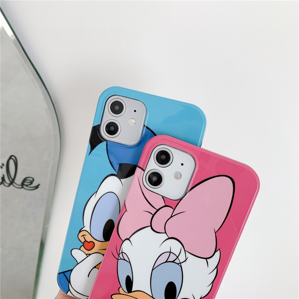 Ốp điện thoại mềm hình Mickey Minnie Donald Daisy cho iphone12 11pro XS MAX XR SE2 7plus i8