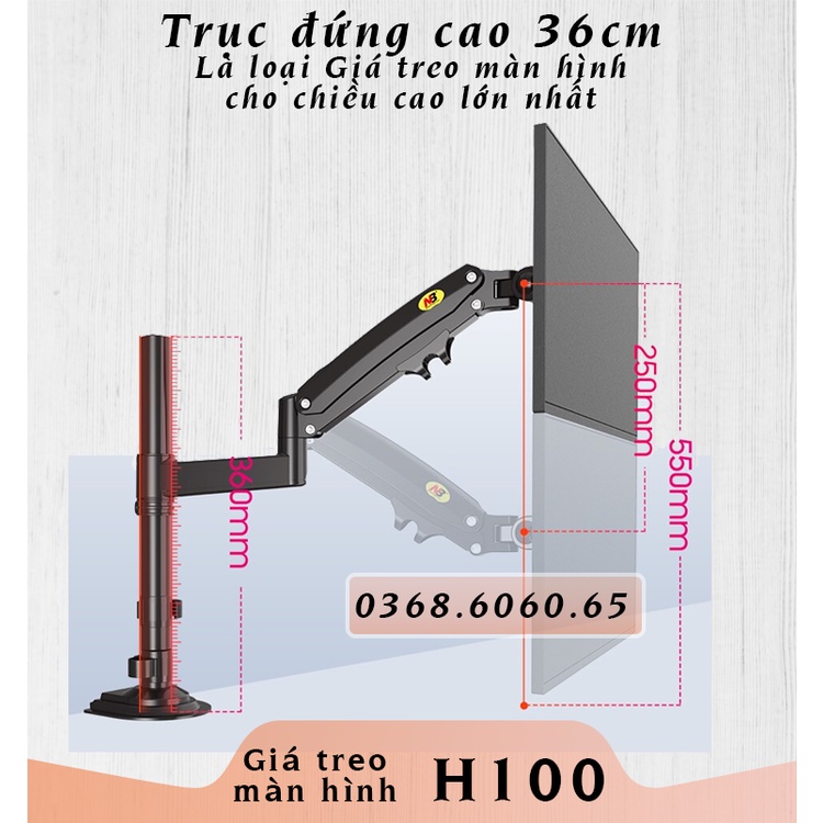 H100 #Giá Treo Màn hình #Tay treo #Giá đỡ màn hình/  –  #NB H100 #North Bayou H100