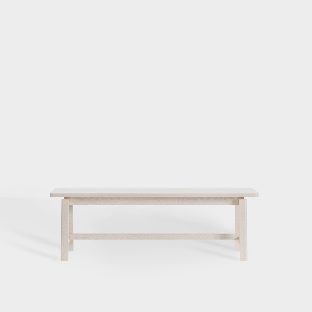 Ghế Băng Dài Gỗ Tự Nhiên Tối Giản Make My Home QUADA