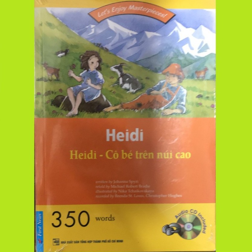 Sách - Heidi - Cô Bé Trên Núi Cao + Kèm CD