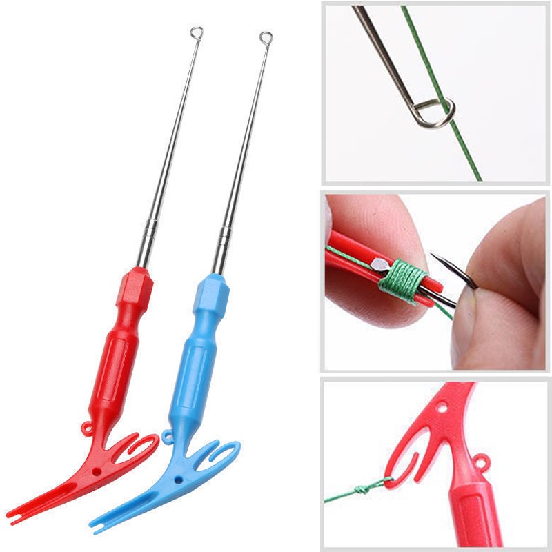 Dụng Cụ Thắt Nút Lưỡi Câu Cá 3 Trong 1 Bằng Thép Không Gỉ