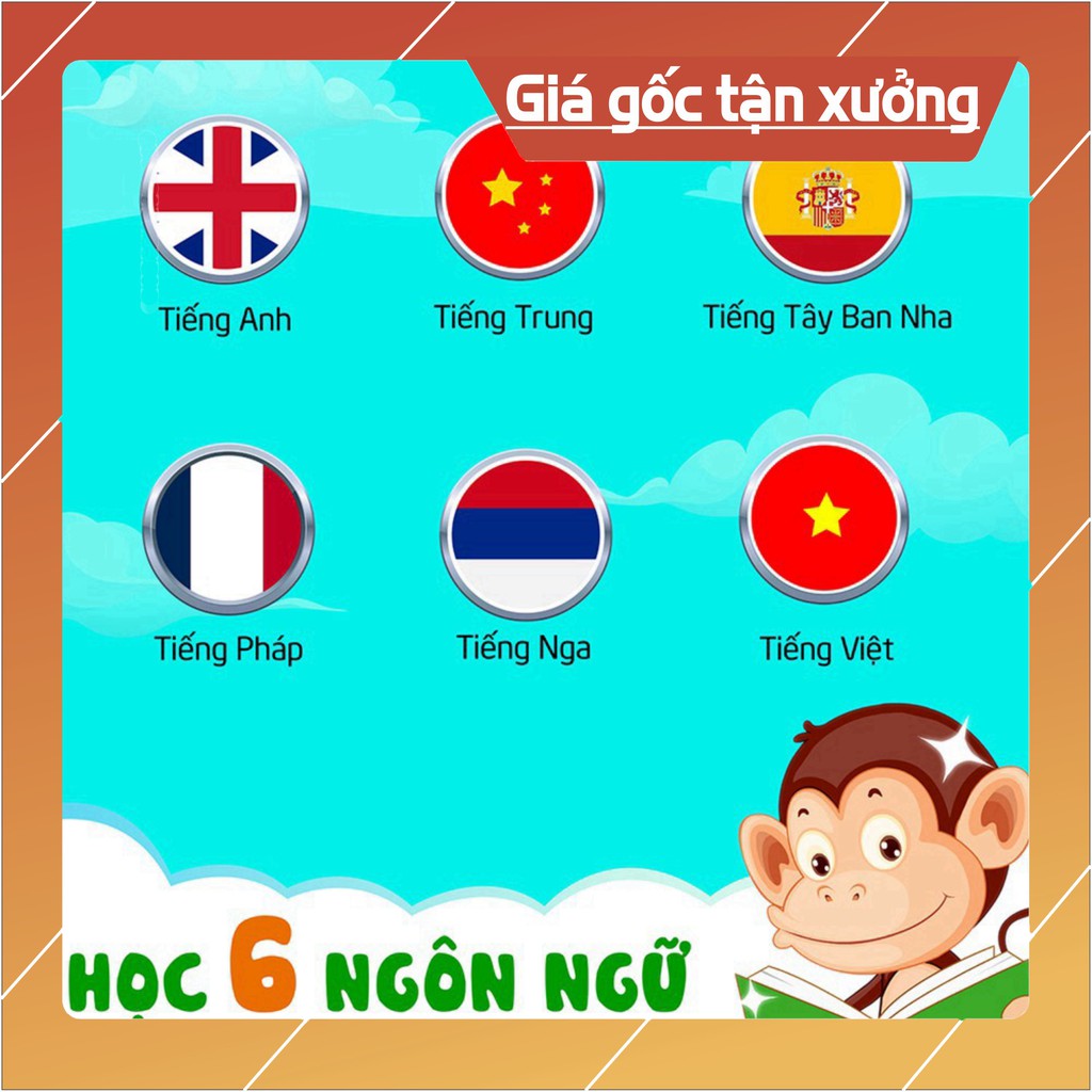 thẻ học Monkey Junior cho bé