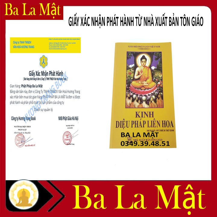 Sách - Kinh Diệu Pháp Liên Hoa Trọn Bộ Bìa Giấy