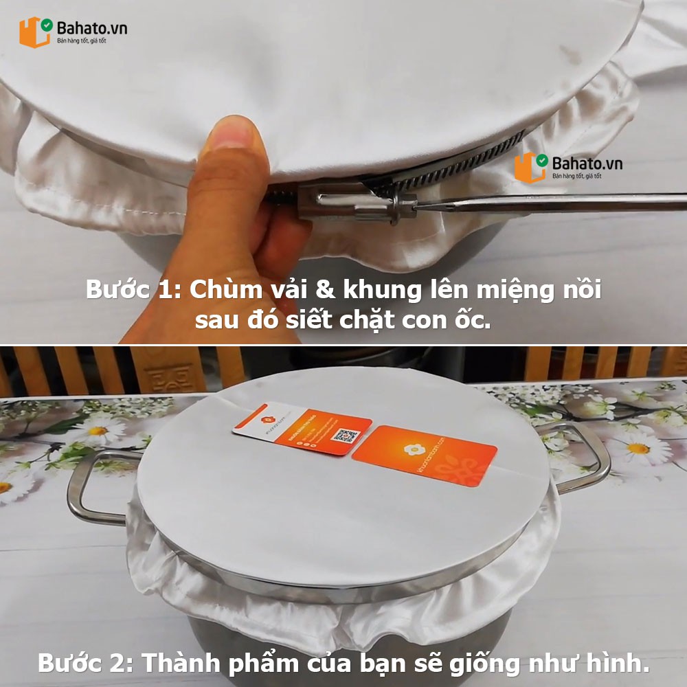 Bộ phụ kiện nồi bánh cuốn Thu Thảo